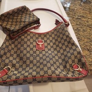 Gucci makeup bag